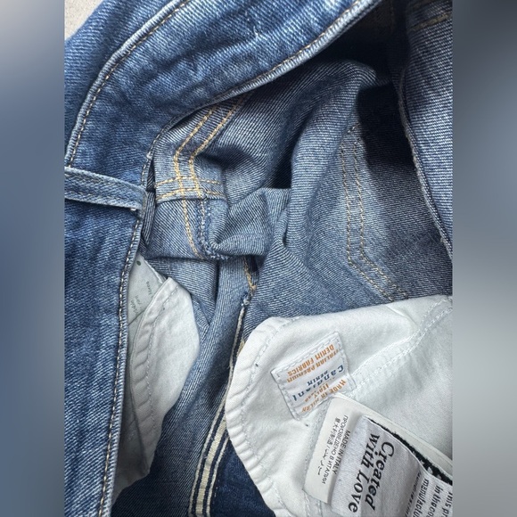Closed Organic Cotton Blend Candiani Denim Straight Leg High Rise Blue Jeans 25 - Picture 13 of 16